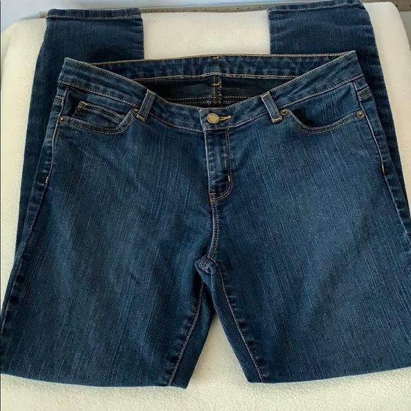 Michael Kors Straight Leg Blue Jeans - Picture 2 of 15